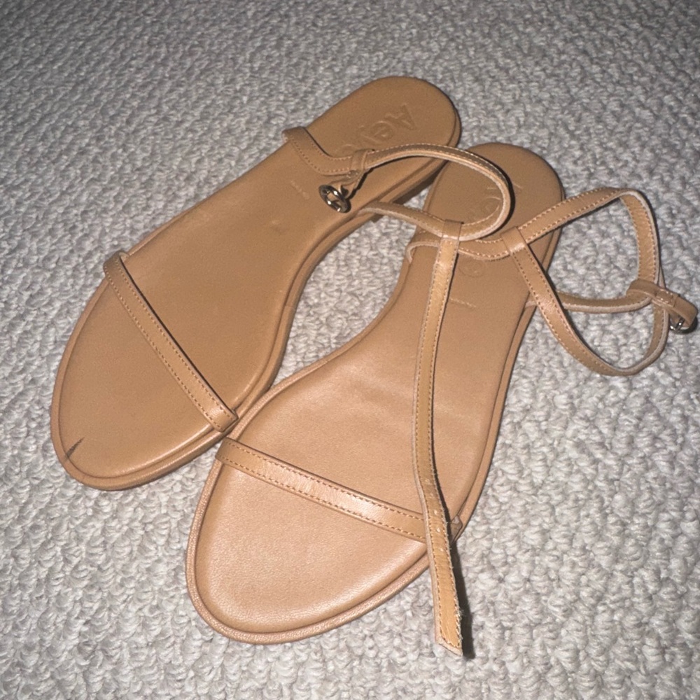 Aeyde Nettie Women's Leather Strappy Sandals - 37 - brand new